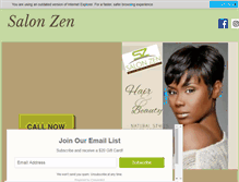 Tablet Screenshot of mysalonzen.com